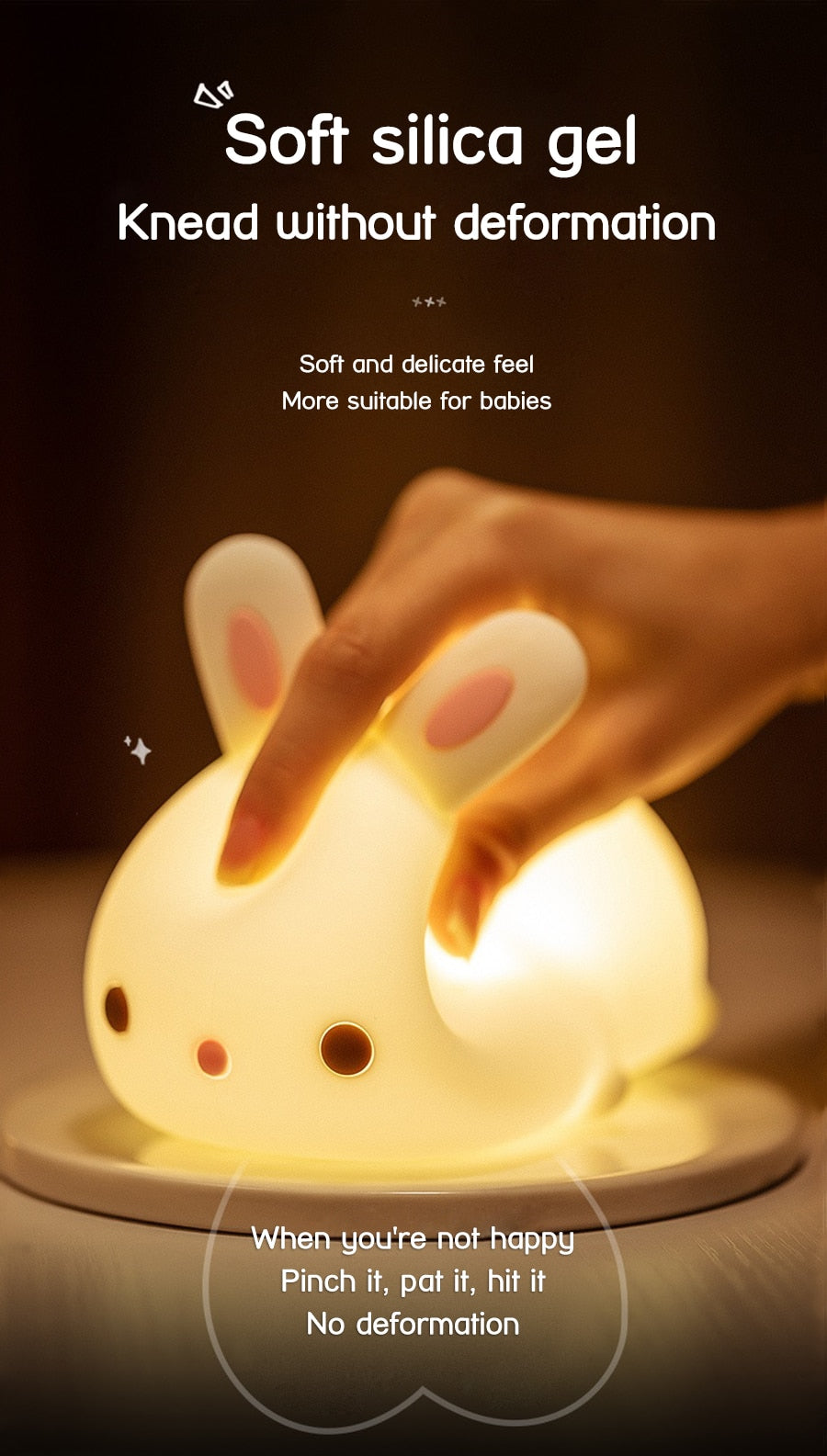 Gel Baby Sleeping Night Lamp freeshipping - khollect