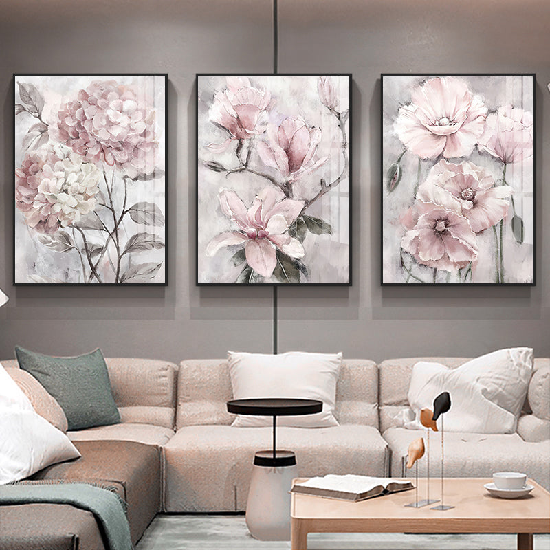 Pink Watercolor Bloom Flower Print
