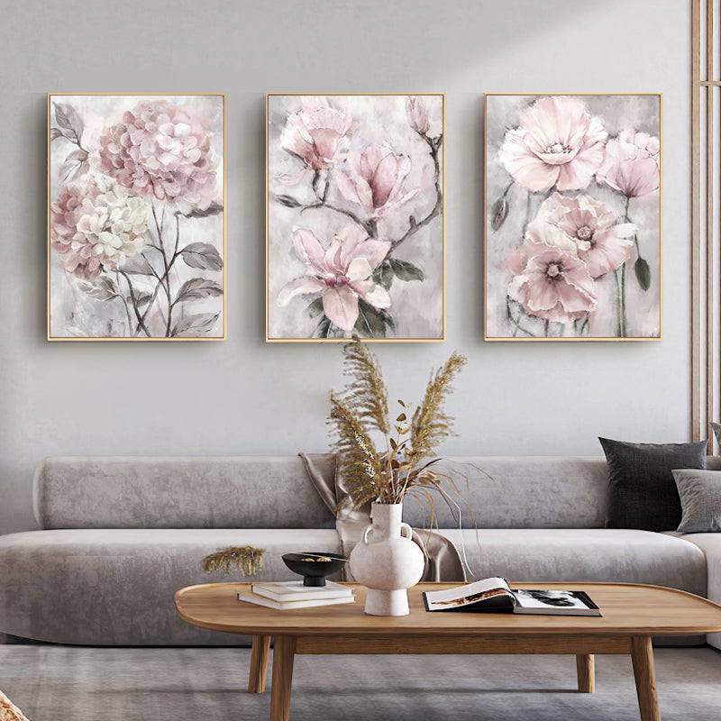 Pink Watercolor Bloom Flower Print