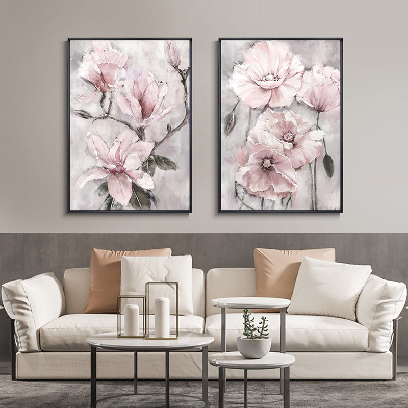 Pink Watercolor Bloom Flower Print