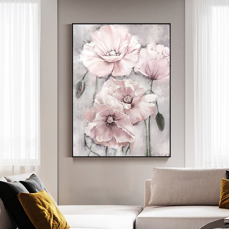Pink Watercolor Bloom Flower Print