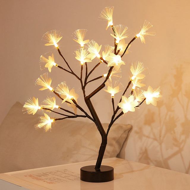 Serene Rose Flower Lamp