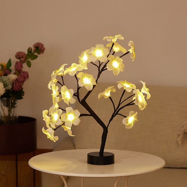 Serene Rose Flower Lamp