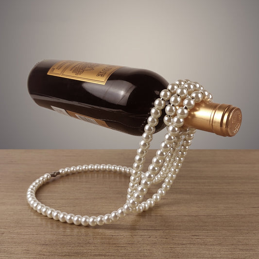 Pebble Pearl Necklace Wine Rack freeshipping - khollect
