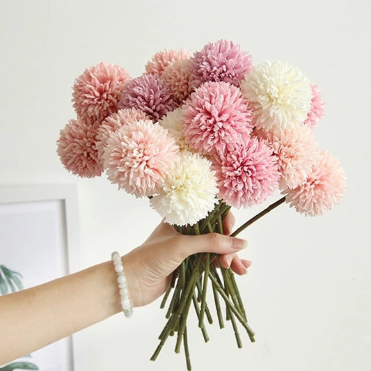 Artificial Silk Dandelion Flower Ball Bouquet