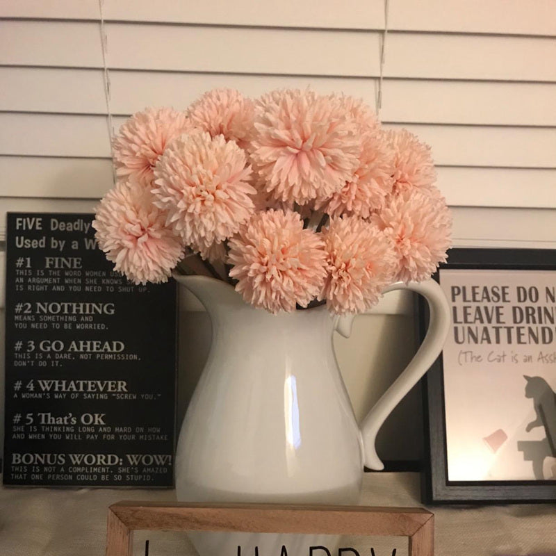 Artificial Silk Dandelion Flower Ball Bouquet