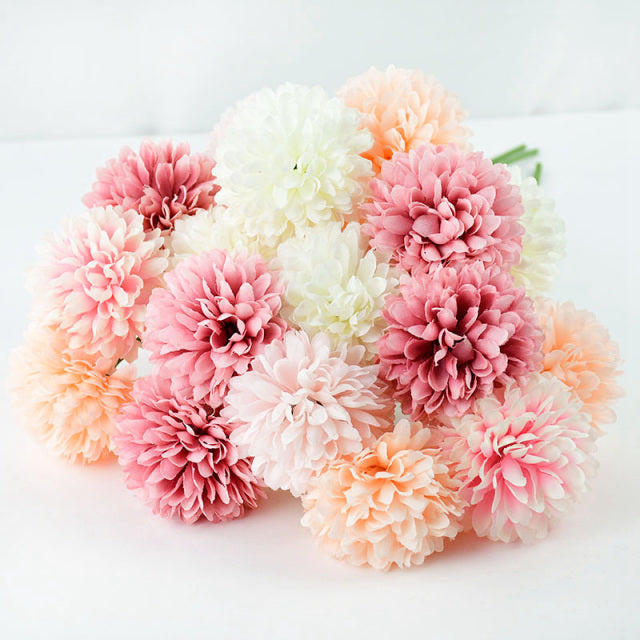 Artificial Silk Dandelion Flower Ball Bouquet