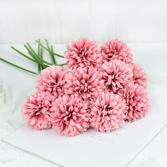 Artificial Silk Dandelion Flower Ball Bouquet