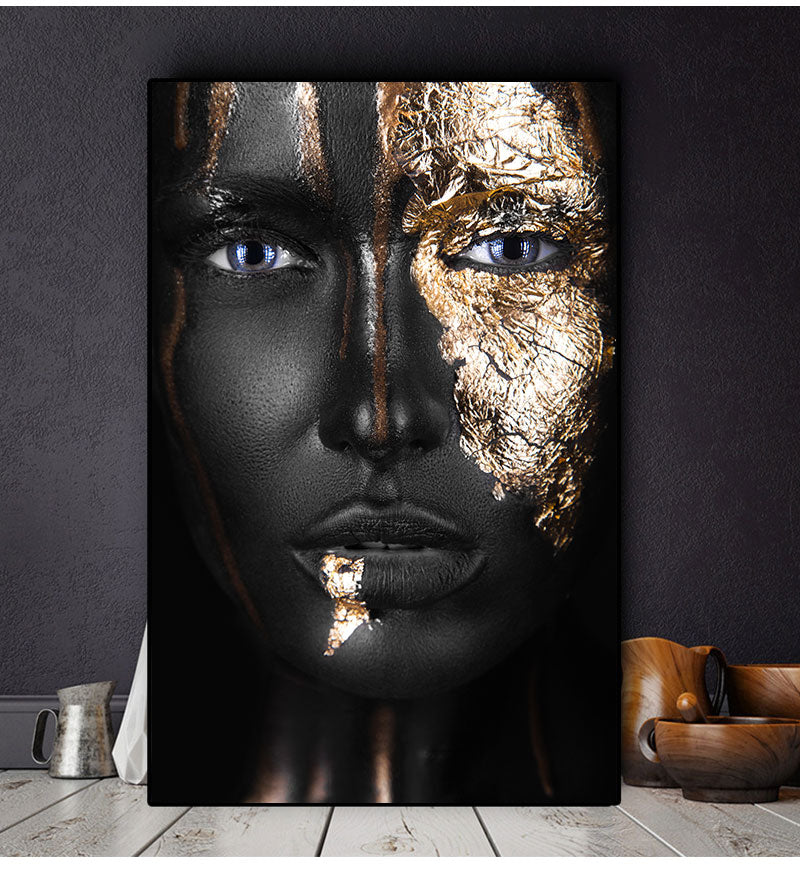 Golden Art Tattoo Canvas Print freeshipping - khollect