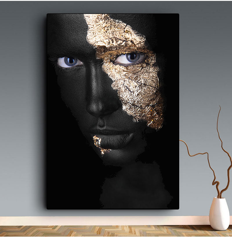 Golden Art Tattoo Canvas Print