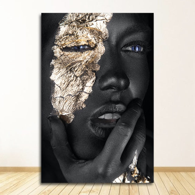 Golden Art Tattoo Canvas Print