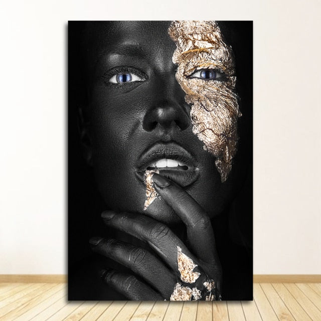 Golden Art Tattoo Canvas Print