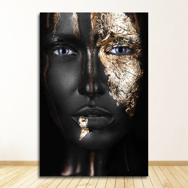 Golden Art Tattoo Canvas Print freeshipping - khollect