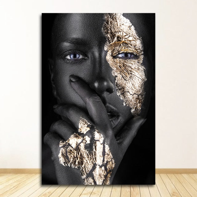Golden Art Tattoo Canvas Print freeshipping - khollect