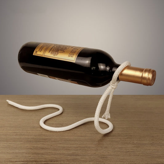 Suspended Rope Wine Rack freeshipping - khollect