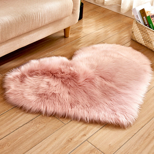 Cupid Heart Fluffy Carpet