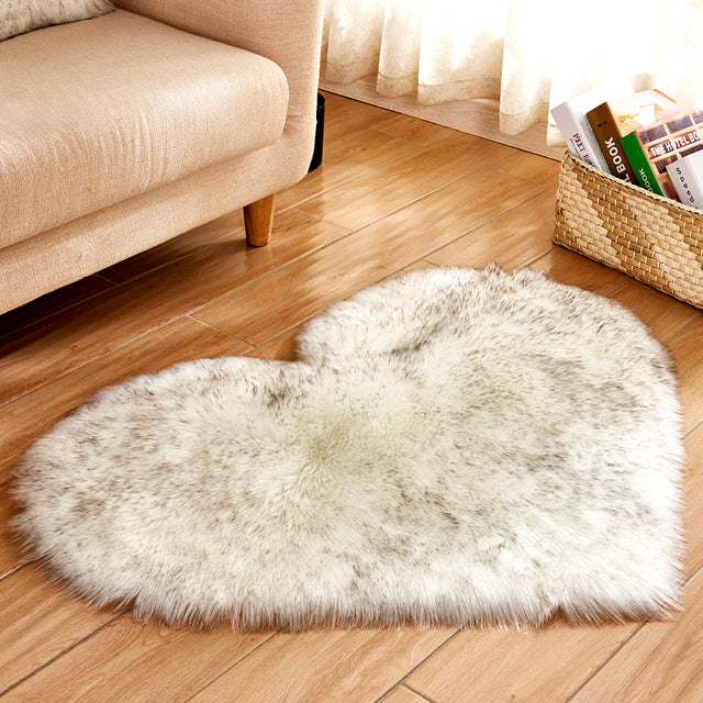 Cupid Heart Fluffy Carpet