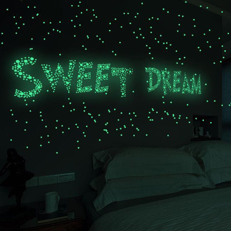 Glow In The Dark Wall Stickers freeshipping - khollect