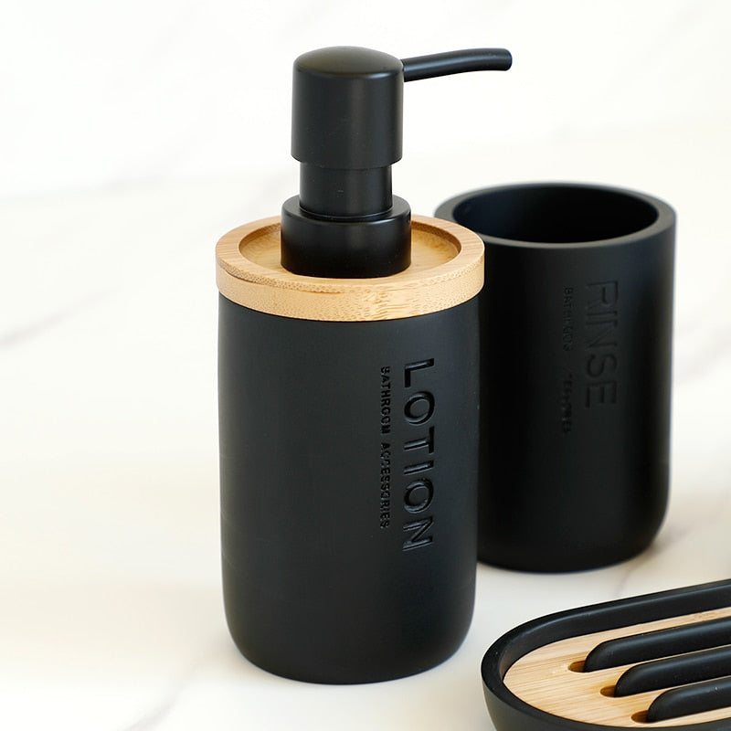 Monochrome Bathroom Accessory Holder freeshipping - khollect