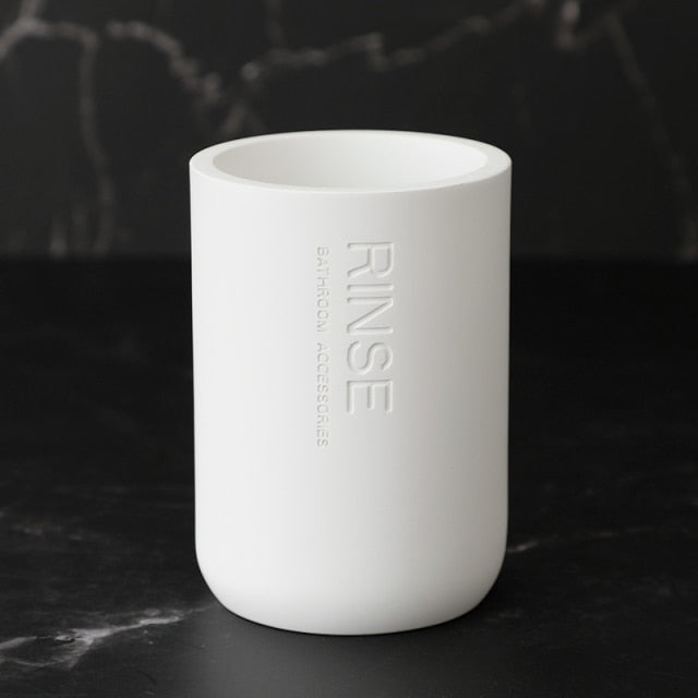 Monochrome Bathroom Accessory Holder freeshipping - khollect