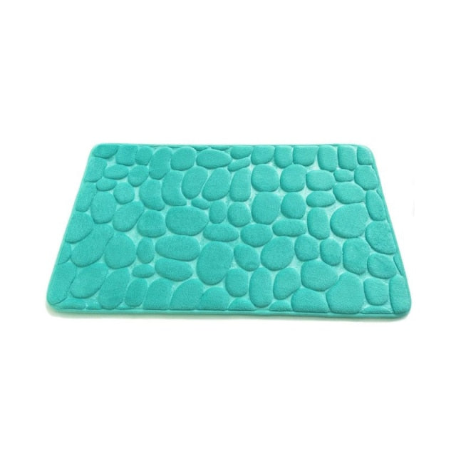 Cobblestone Embossed Bath Mat freeshipping - khollect