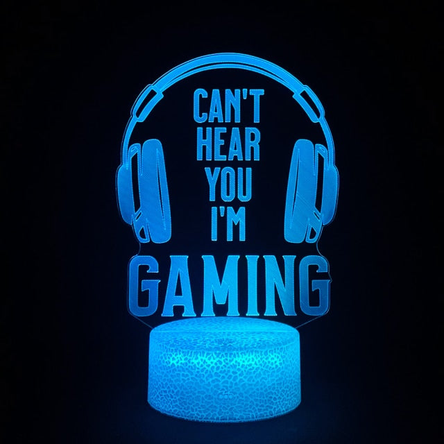 3D LED Gaming Lamp freeshipping - khollect