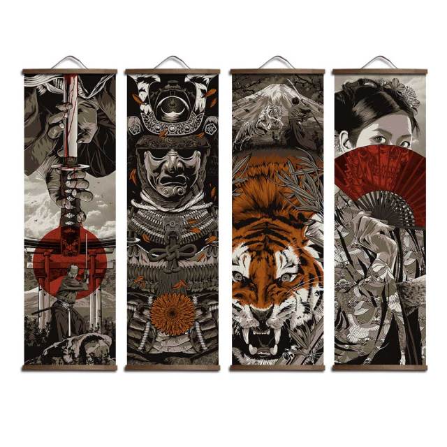 Samurai Wall Poster freeshipping - khollect