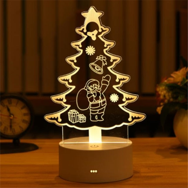 3D Acrylic LED Lamp freeshipping - khollect