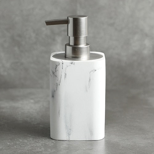 White Marble Bathroom Accessories freeshipping - khollect
