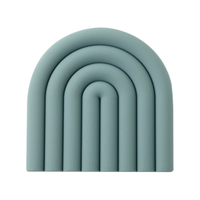 Rainbow Silicone Heat-resistant Pad freeshipping - khollect