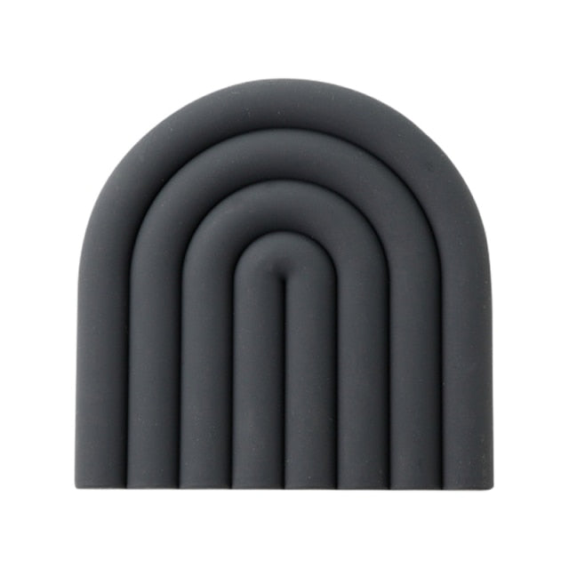Rainbow Silicone Heat-resistant Pad freeshipping - khollect