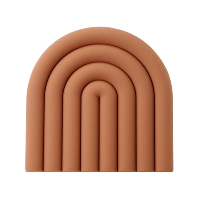 Rainbow Silicone Heat-resistant Pad freeshipping - khollect