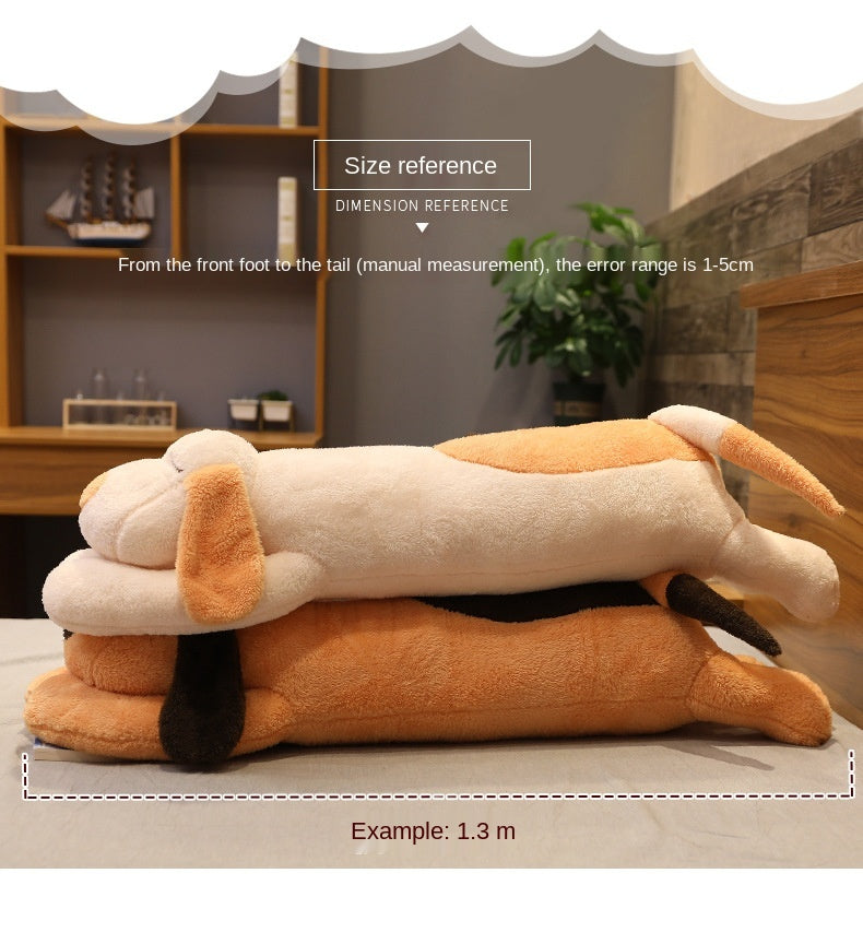 Long Dog Plush Pillow