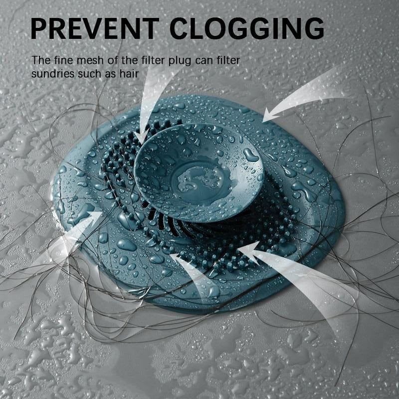 Silicon Bathroom Drain Hair Catcher freeshipping - khollect