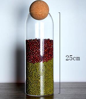 Ball Cork Storage Jar freeshipping - khollect