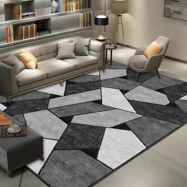Geometric Living Room Carpet freeshipping - khollect