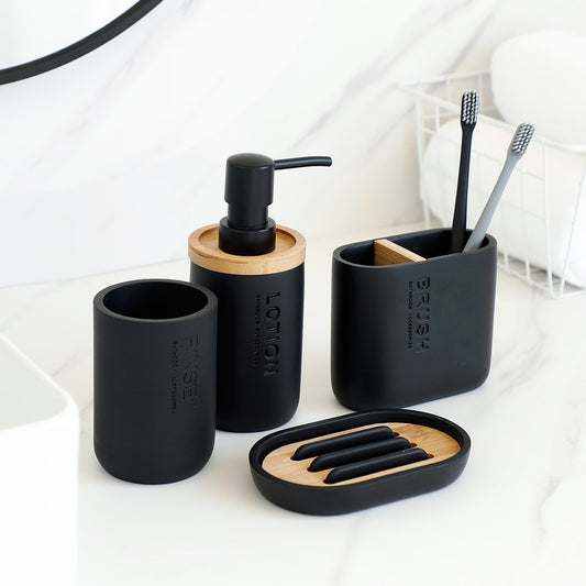 Monochrome Bathroom Accessory Holder freeshipping - khollect