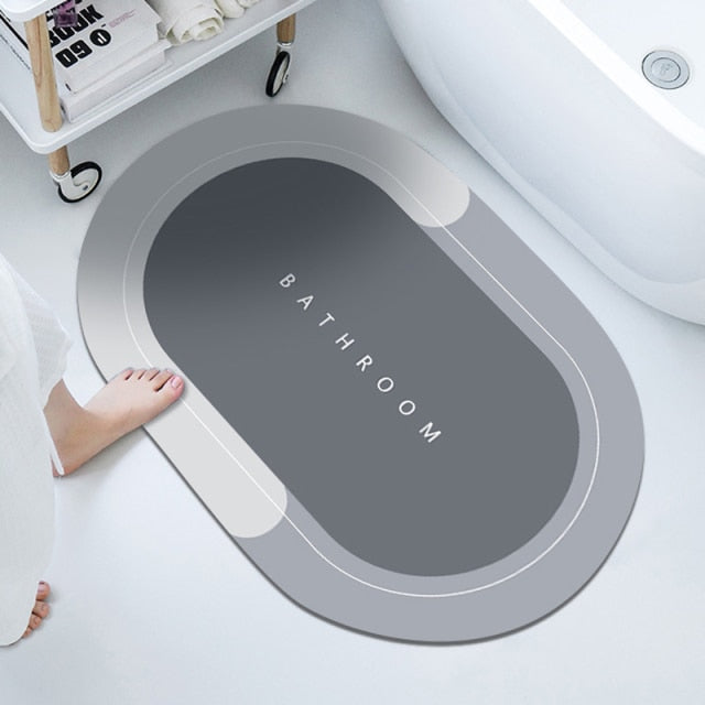 Modern Absorbent Bath Rug freeshipping - khollect
