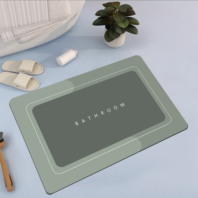 Modern Absorbent Bath Rug freeshipping - khollect