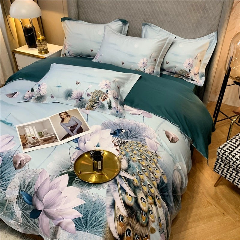 Egyptian Cotton Luxury Duvet Set freeshipping - khollect