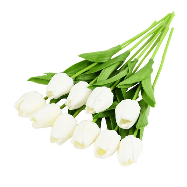 Artificial Tulip Bouquet Decor freeshipping - khollect
