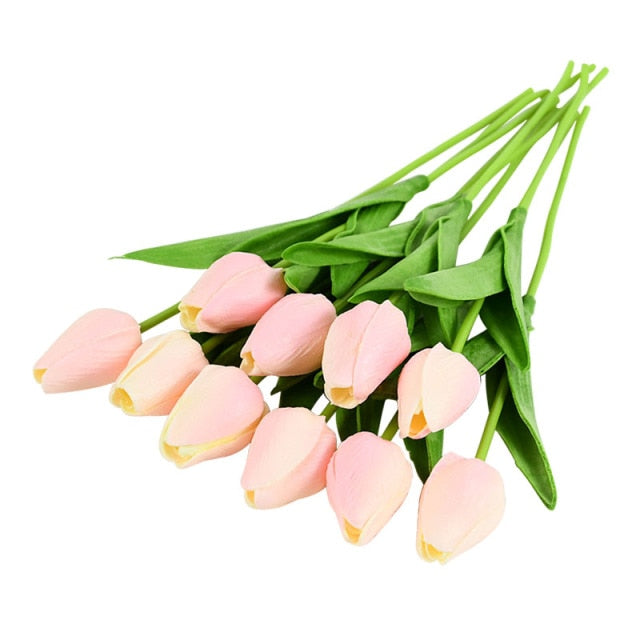 Artificial Tulip Bouquet Decor freeshipping - khollect
