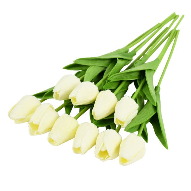 Artificial Tulip Bouquet Decor freeshipping - khollect