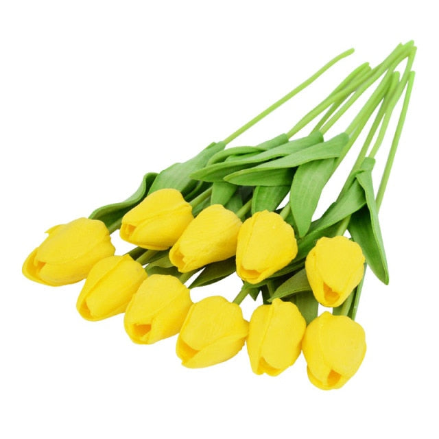 Artificial Tulip Bouquet Decor freeshipping - khollect