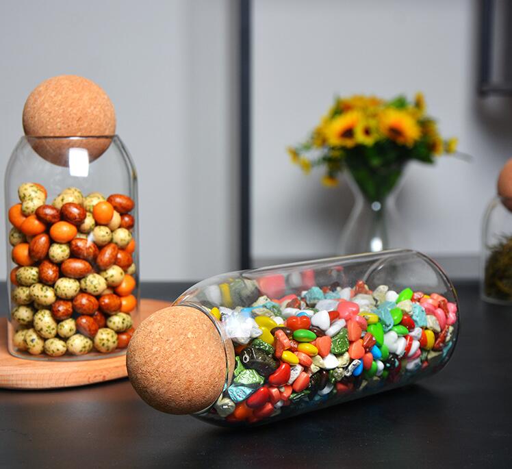 Ball Cork Storage Jar freeshipping - khollect