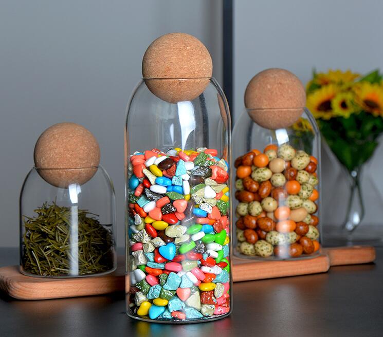 Ball Cork Storage Jar freeshipping - khollect