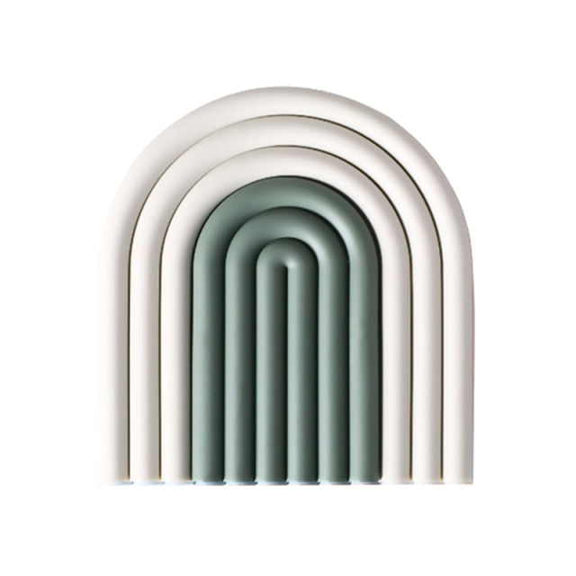 Rainbow Silicone Heat-resistant Pad freeshipping - khollect