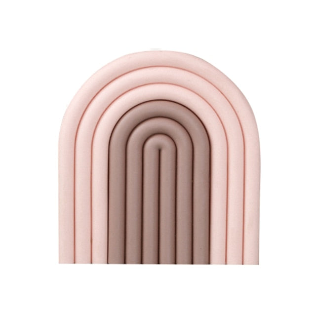 Rainbow Silicone Heat-resistant Pad freeshipping - khollect