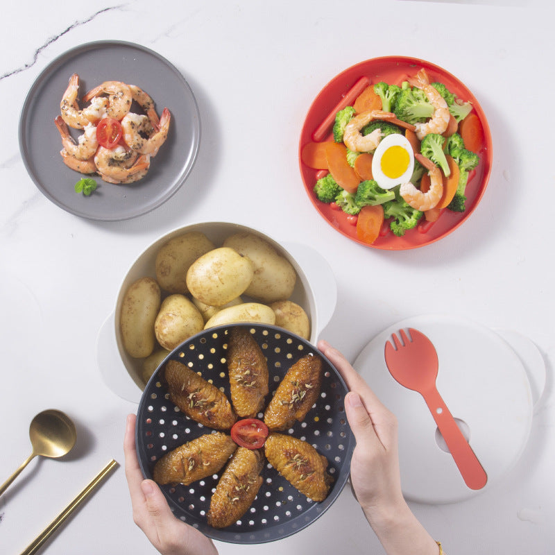 Multitone Microwave Steamer Container Set
