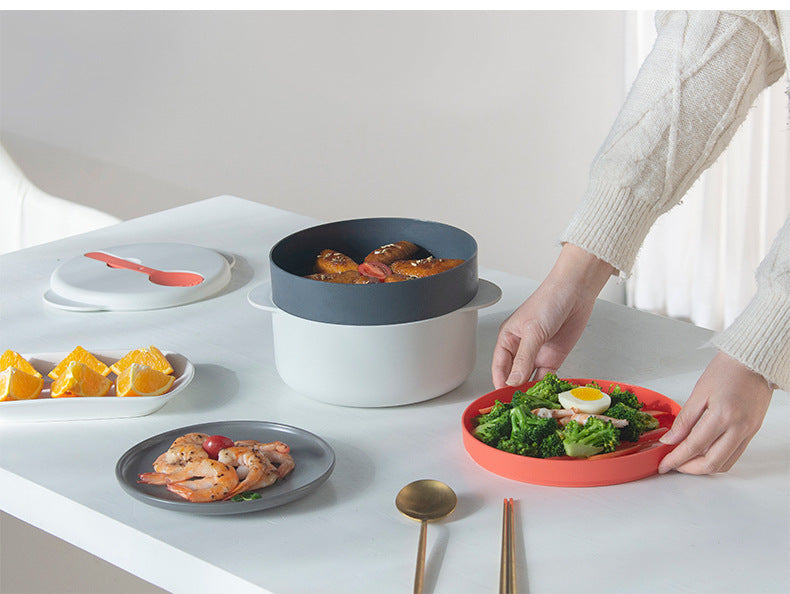 Multitone Microwave Steamer Container Set